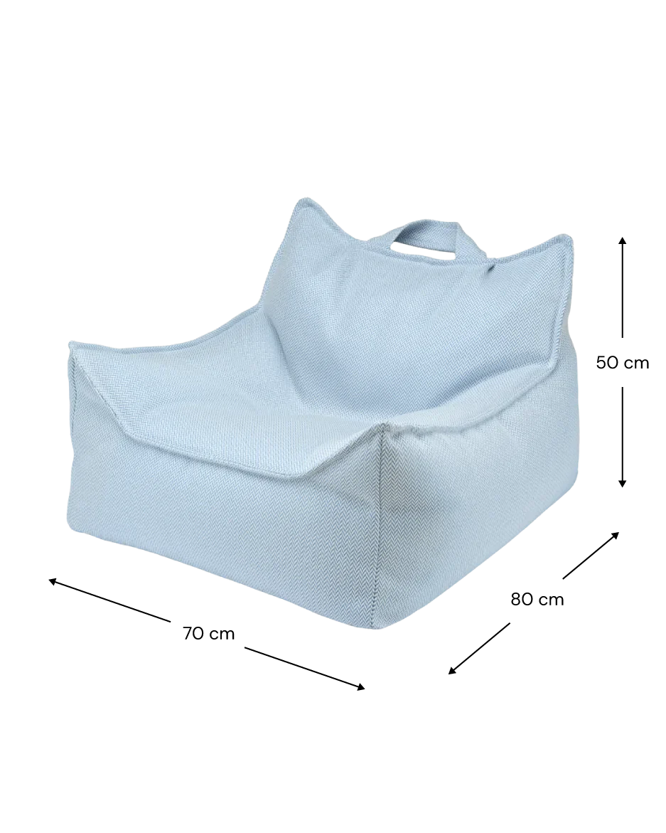 Azure Outdoor Beanbag Sessel
