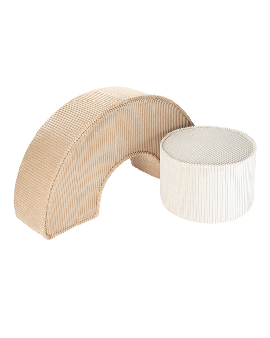 Brown Sugar Pouffe Set