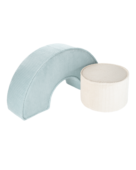 Peppermint Green Pouffe Set