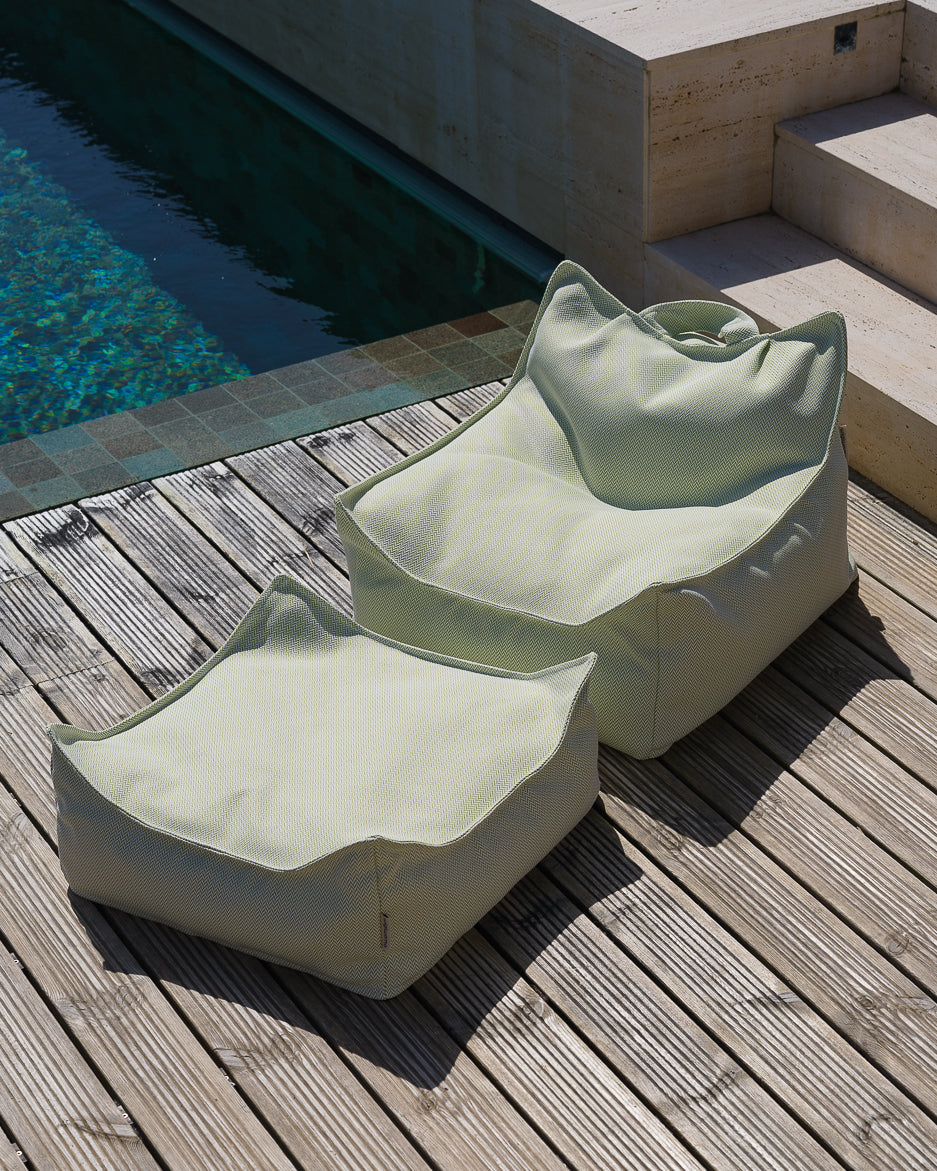Herba Outdoor Square Ottoman