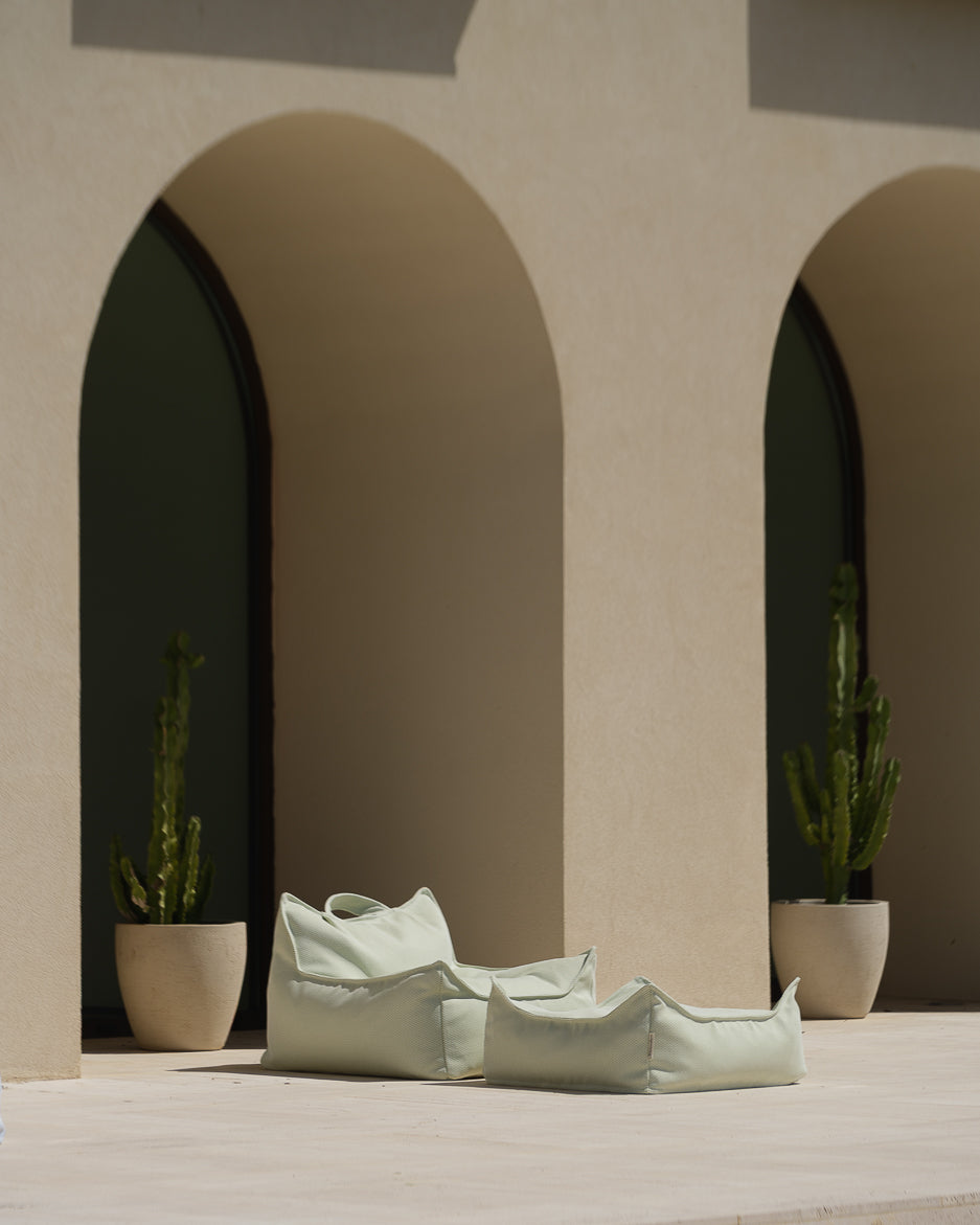 Herba Outdoor Square Ottoman
