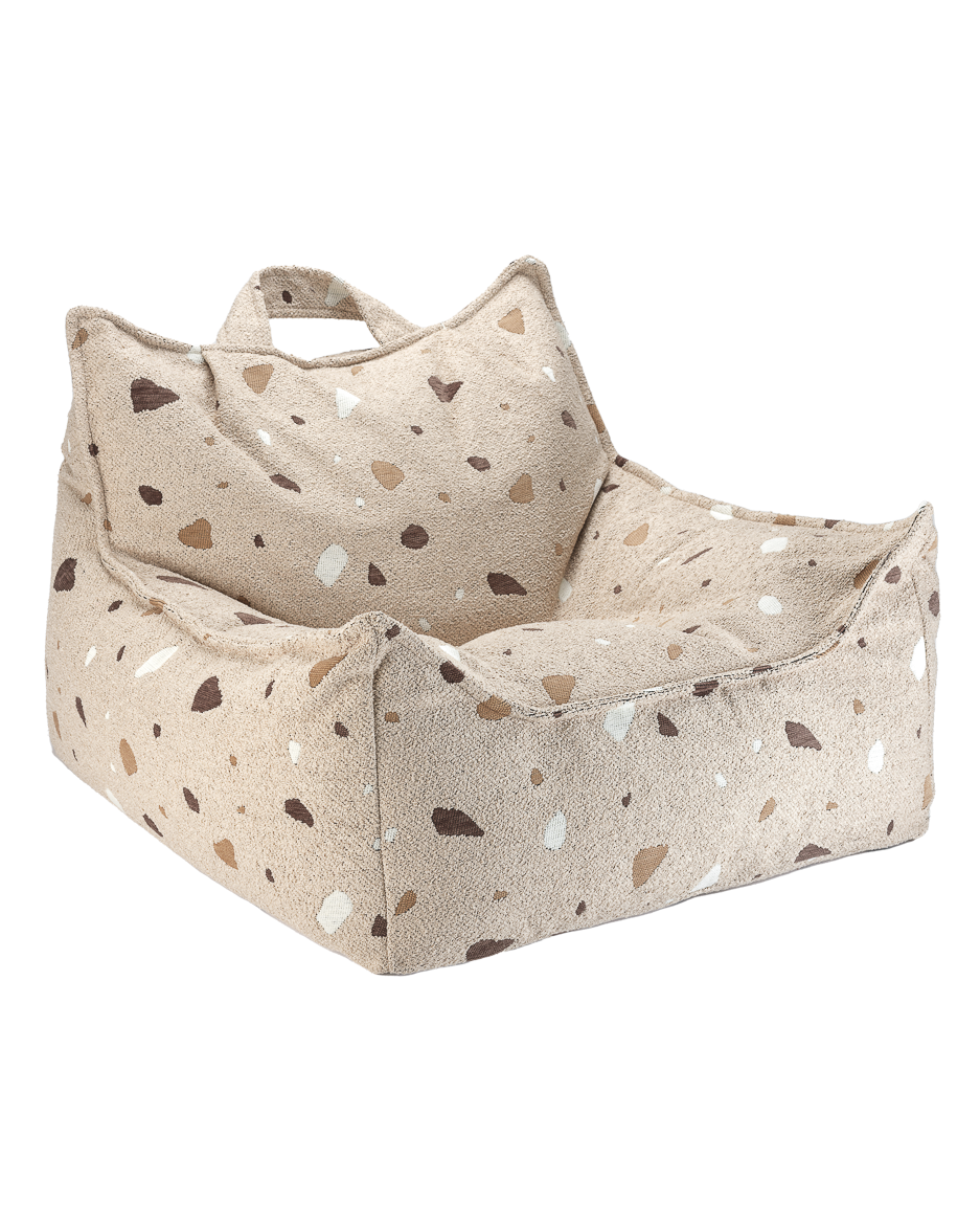 Terrazzo Sand Beanbag Chair
