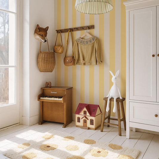 Tapete im Gelati-Zitrone-Design