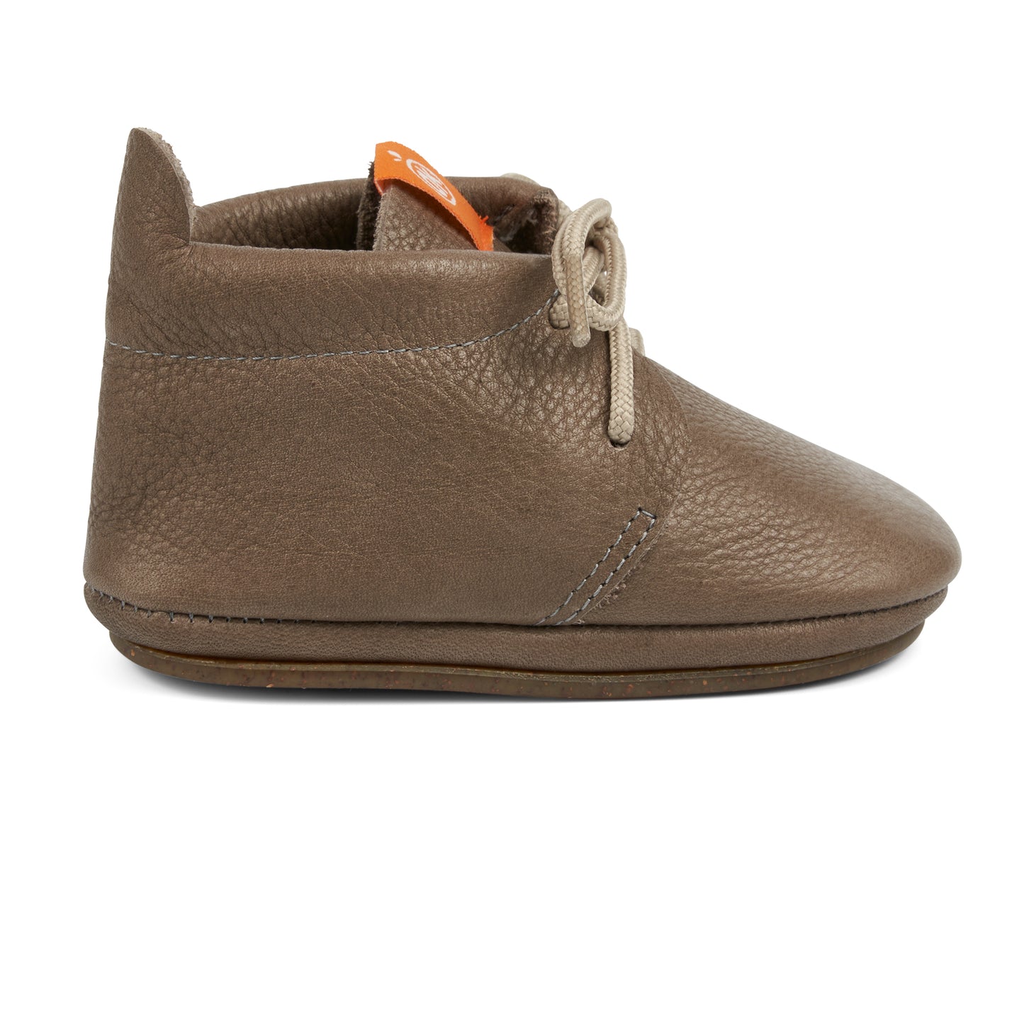 Lauflernschuhe - AMIGO Schnürer mit Sohle beige