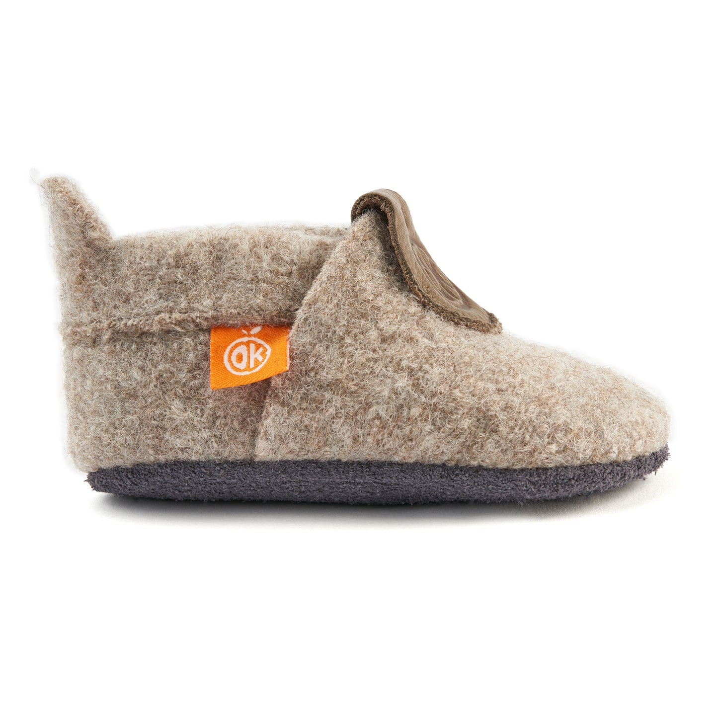 Krabbel- und Hausschuhe WOLLI beige