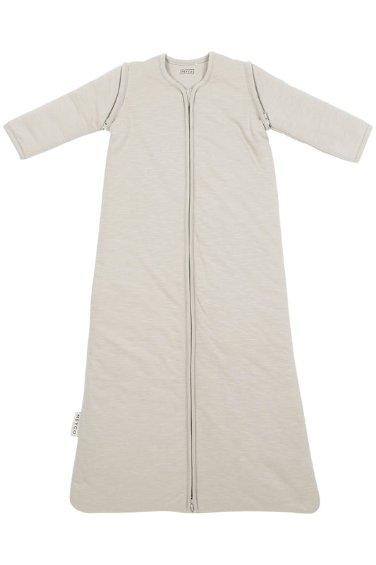 Babyschlafschack mit abnehmbaren Ärmeln GREY BEIGE