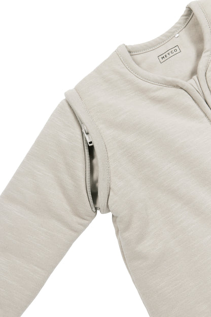 Babyschlafschack mit abnehmbaren Ärmeln GREY BEIGE