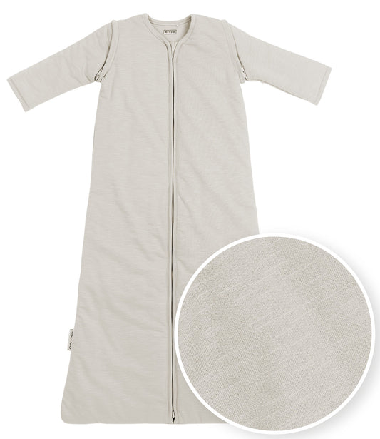 Babyschlafschack mit abnehmbaren Ärmeln GREY BEIGE