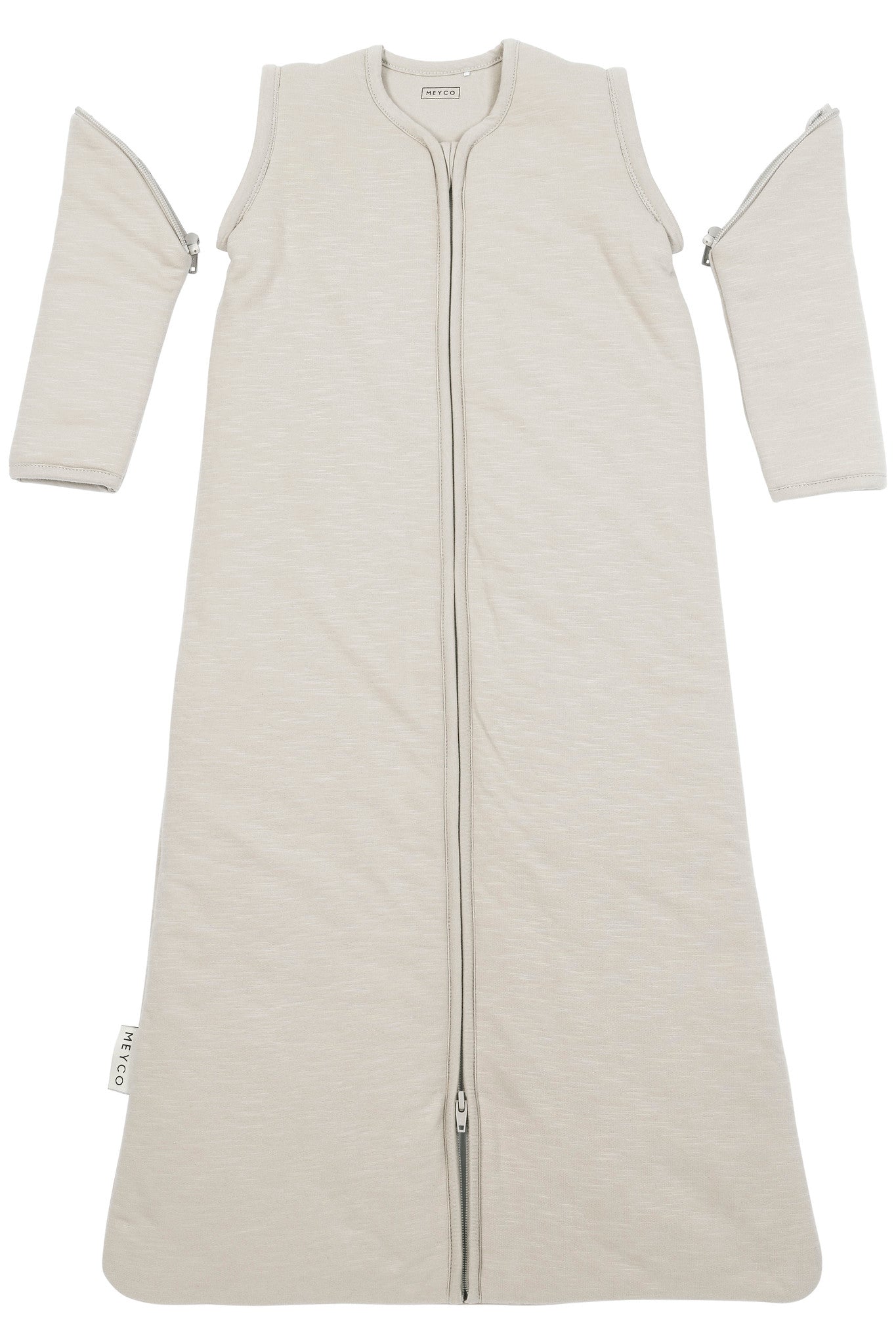 Babyschlafschack mit abnehmbaren Ärmeln GREY BEIGE