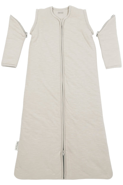 Babyschlafschack mit abnehmbaren Ärmeln GREY BEIGE