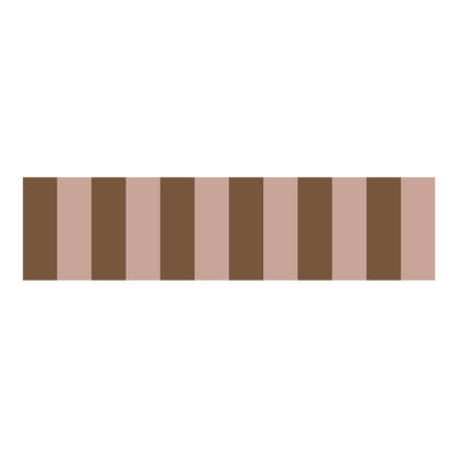 Bordüre im nostalgischen Stil in Pink und Braun