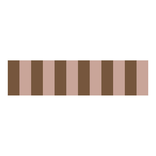 Bordüre im nostalgischen Stil in Pink und Braun