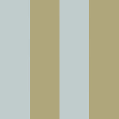 Streifentapete in Blau- und Grüntönen