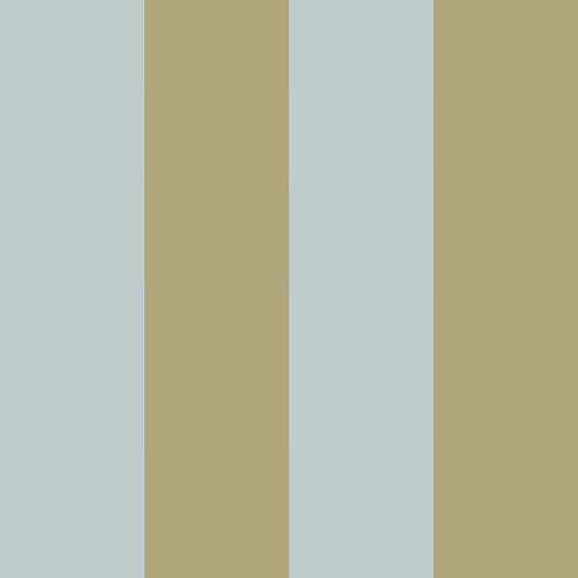 Streifentapete in Blau- und Grüntönen