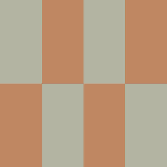 Streifentapete in Grün und Braun, umgedrehtes Muster