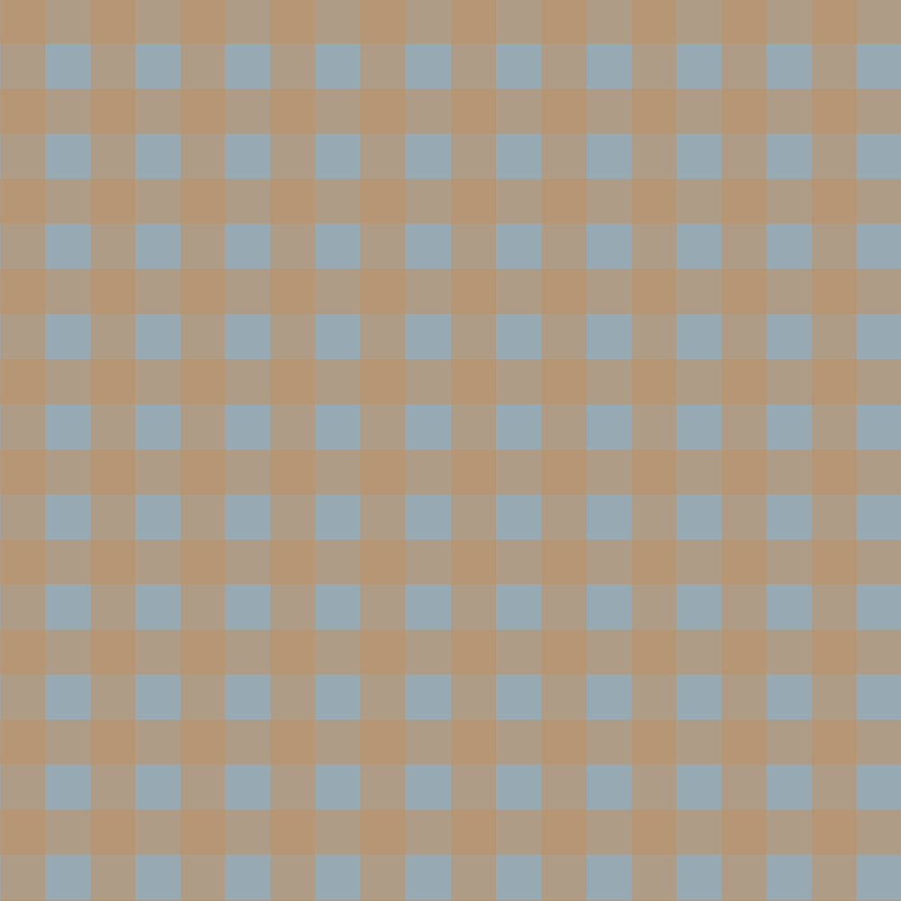 Karomuster Blau - Braun