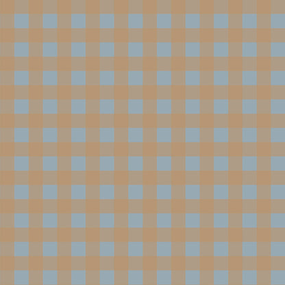 Karomuster Blau - Braun