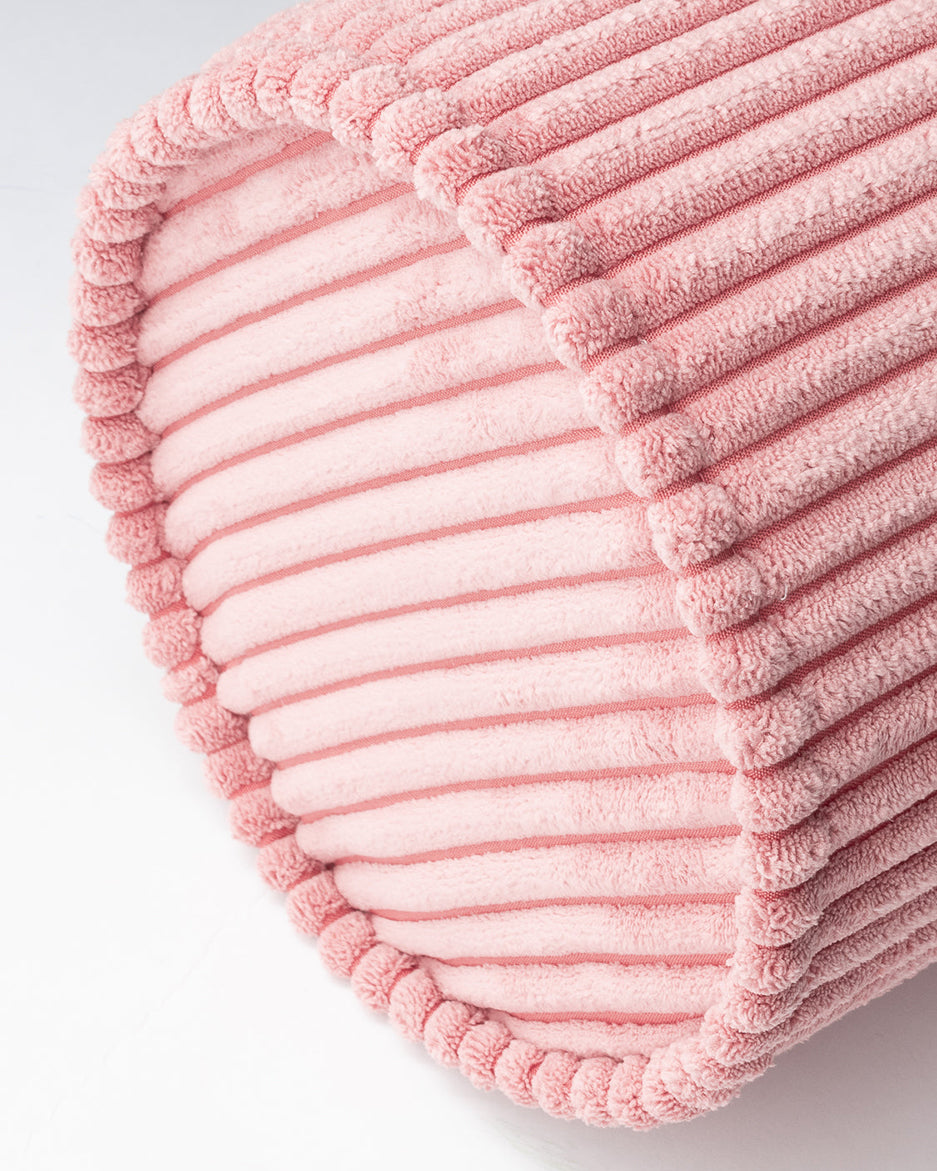 Pink Mousse Roll Cushion