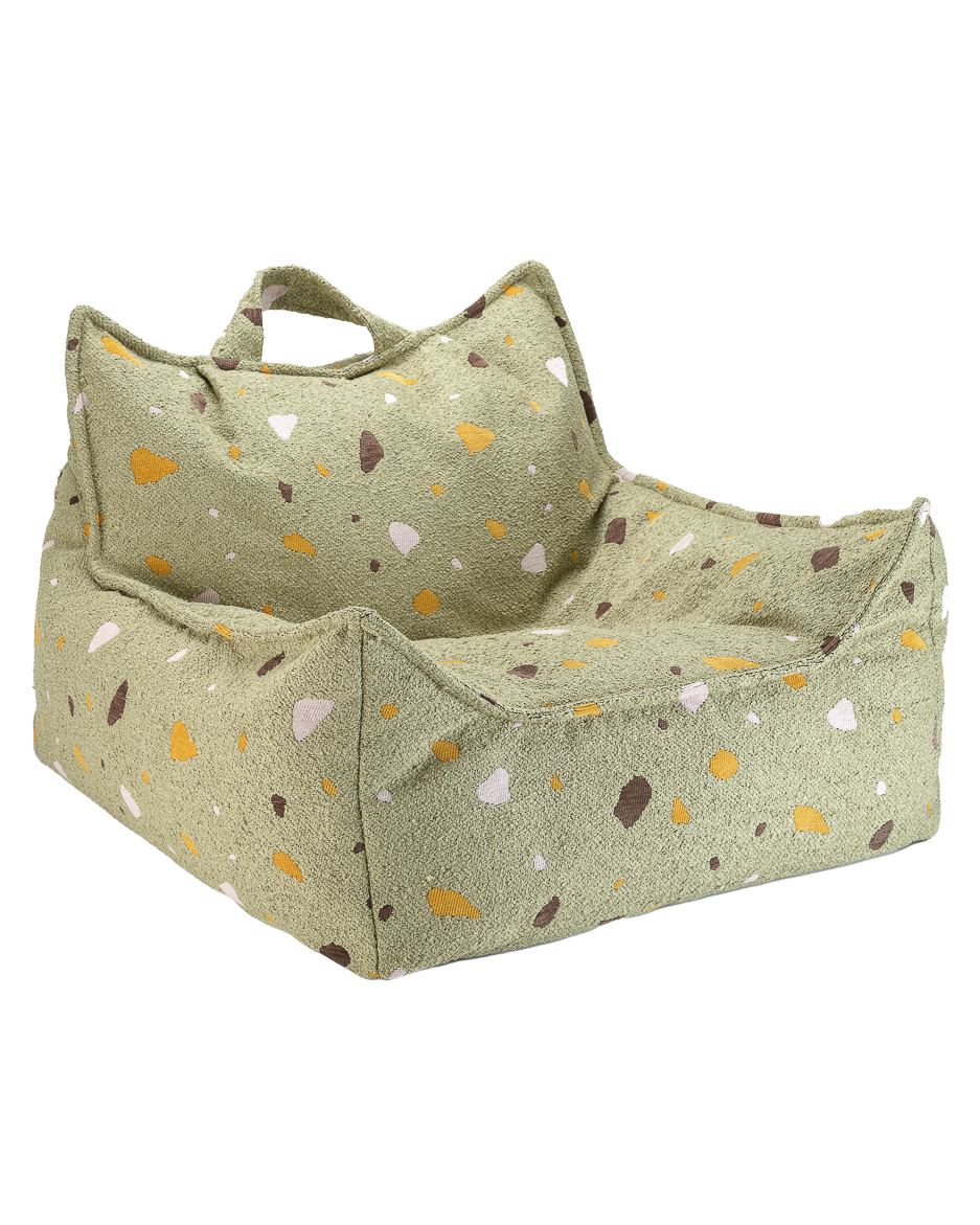 Terrazzo Moss Beanbag Chair