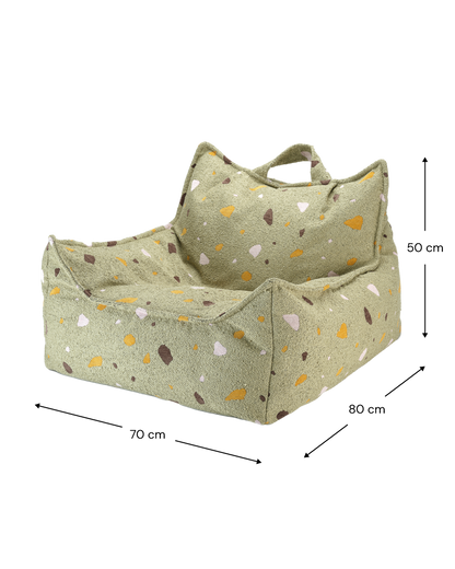 Terrazzo Moss Beanbag Chair