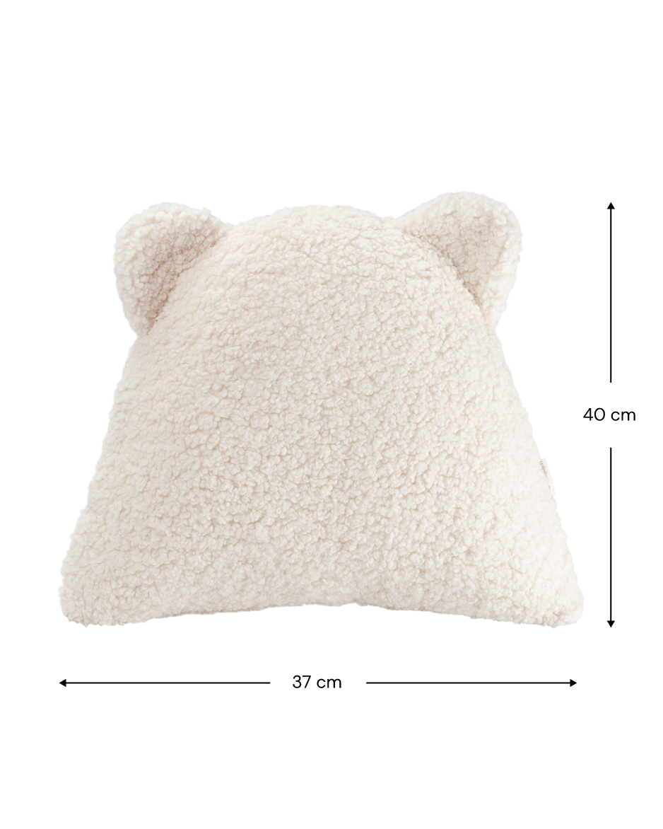 Cream White Bear Cushion