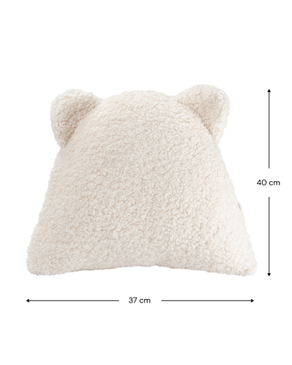 Cream White Bear Cushion