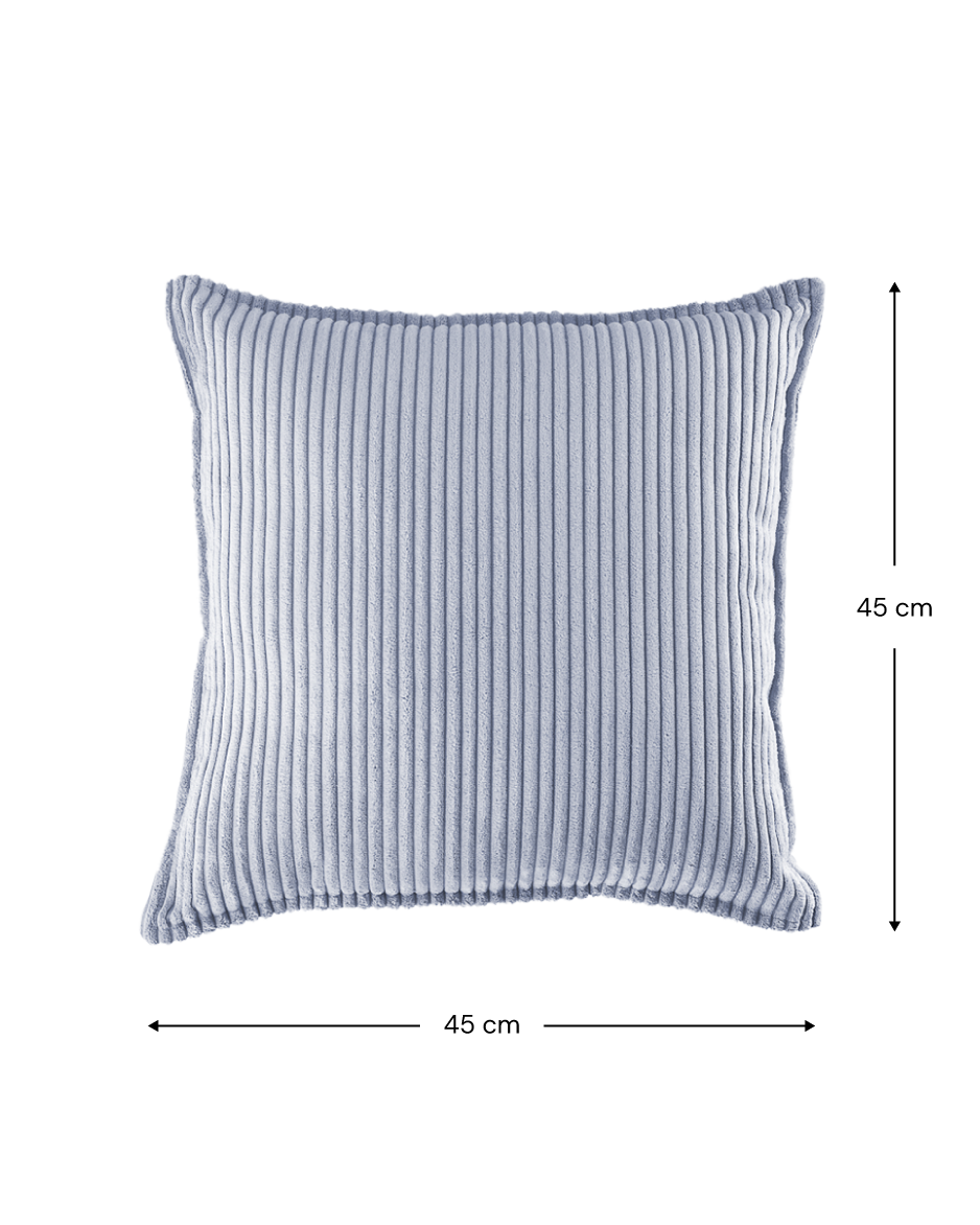 Blueberry Blue Block Cushion