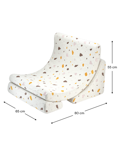 Terrazzo Marble Moon Chair