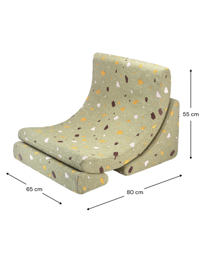 Terrazzo Moss Moon Chair