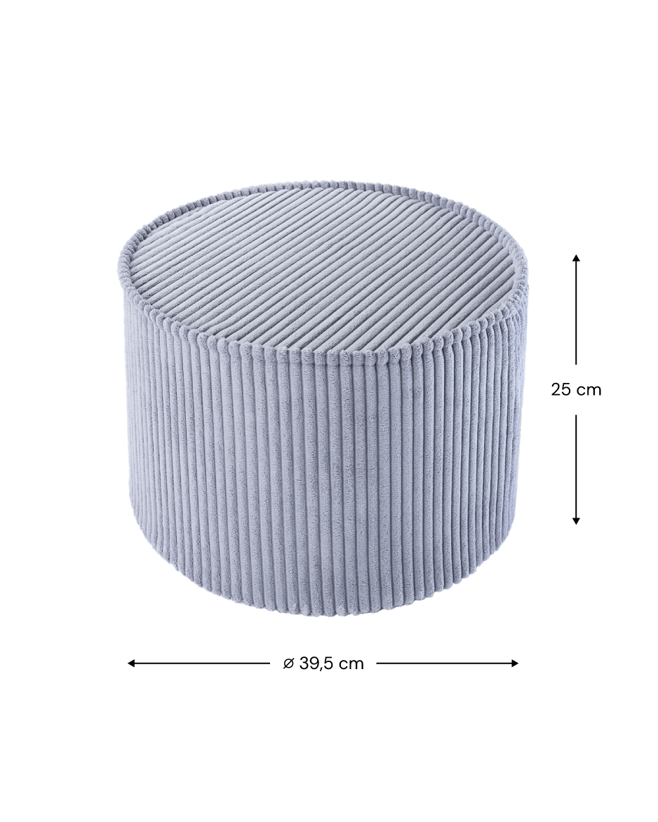 Blueberry Blue Pouffe