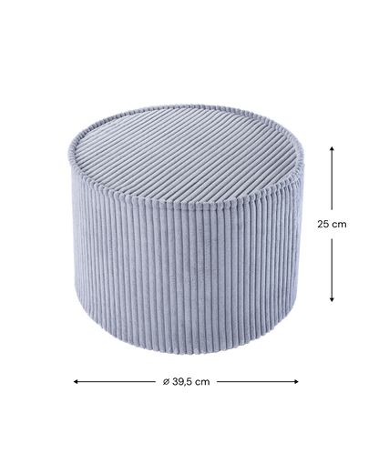 Blueberry Blue Pouffe