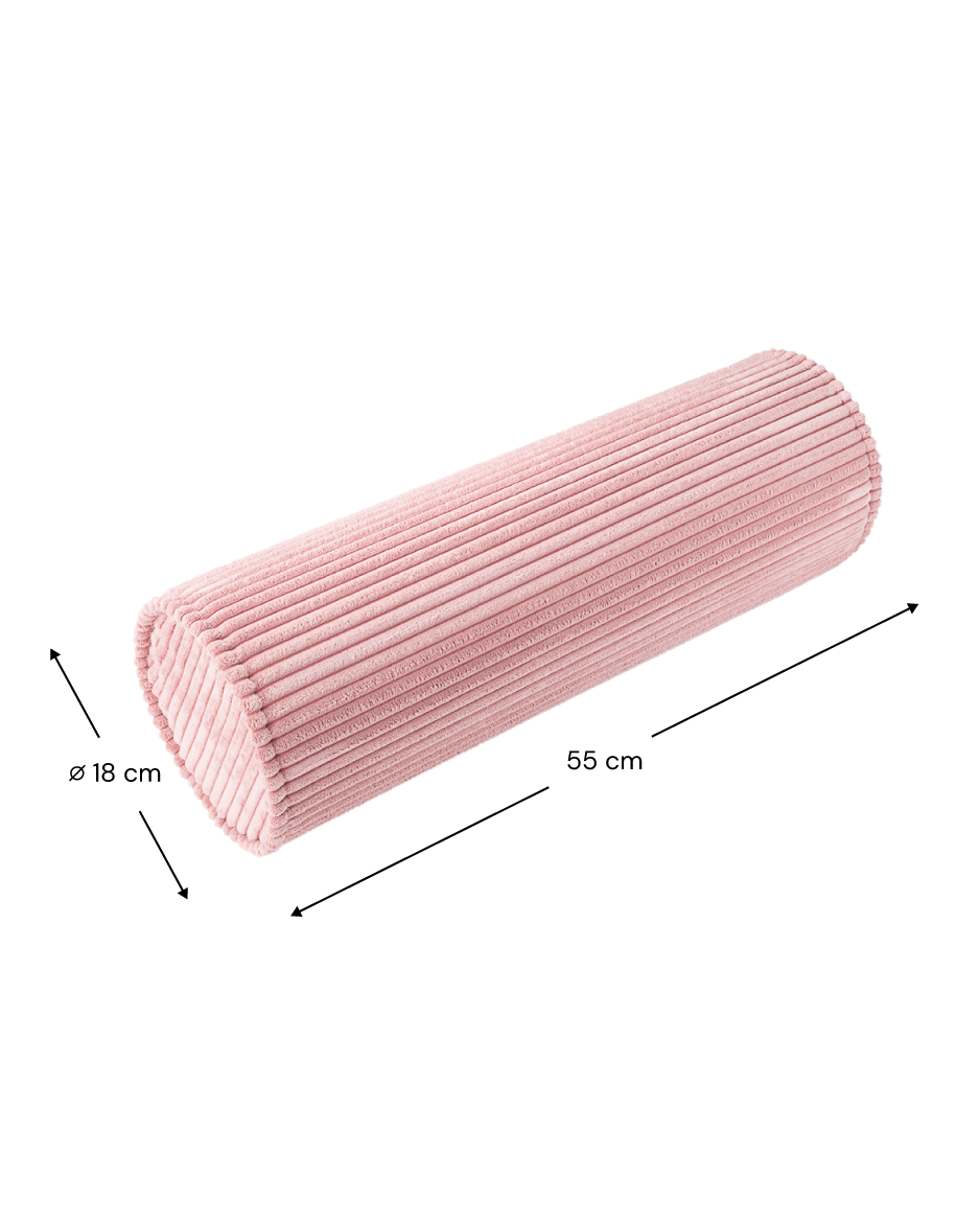 Pink Mousse Roll Cushion