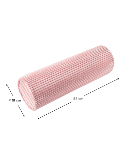 Pink Mousse Roll Cushion